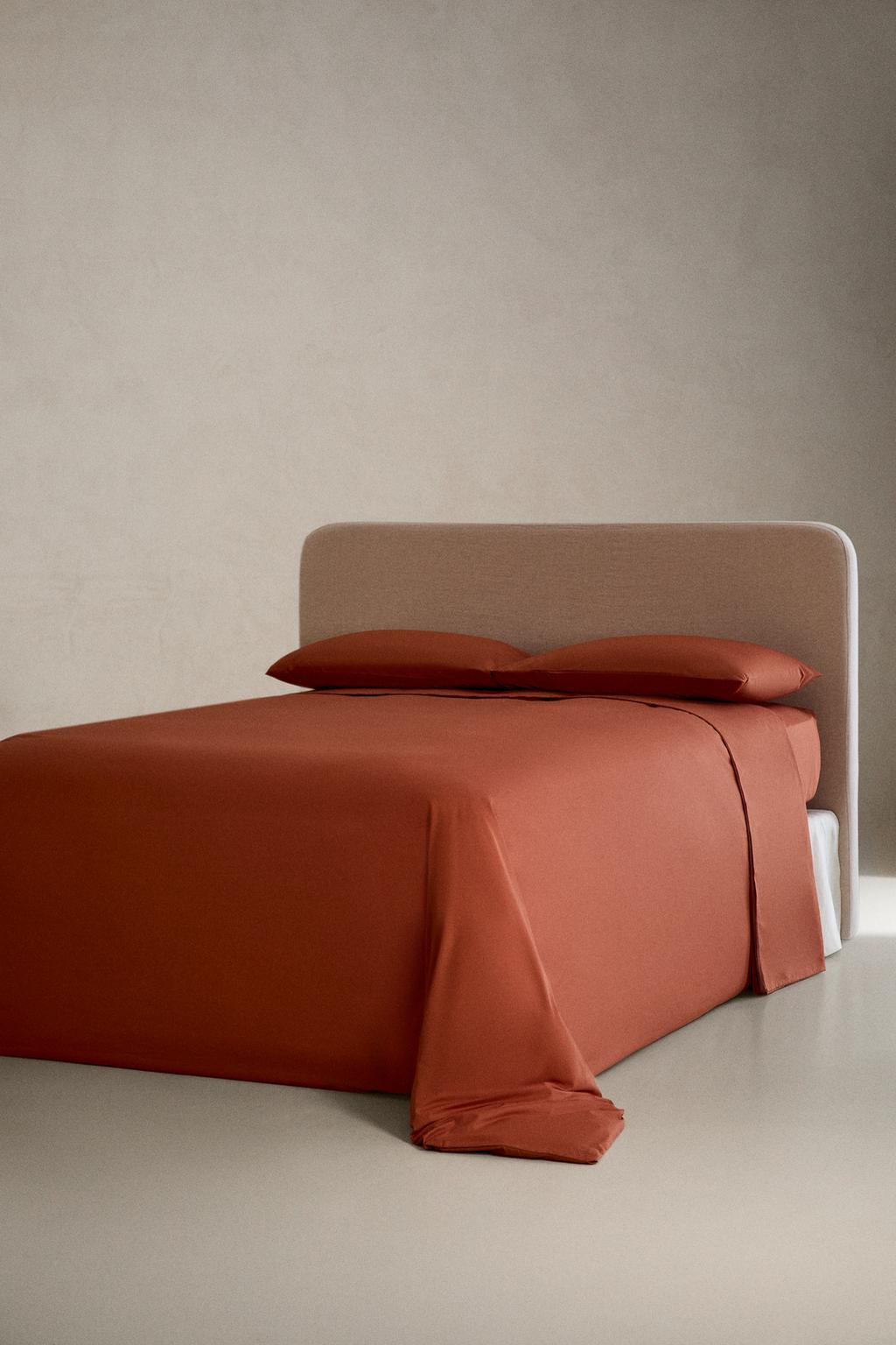 Простынь на резинке percale | с высотой 30 см (500 нитей)