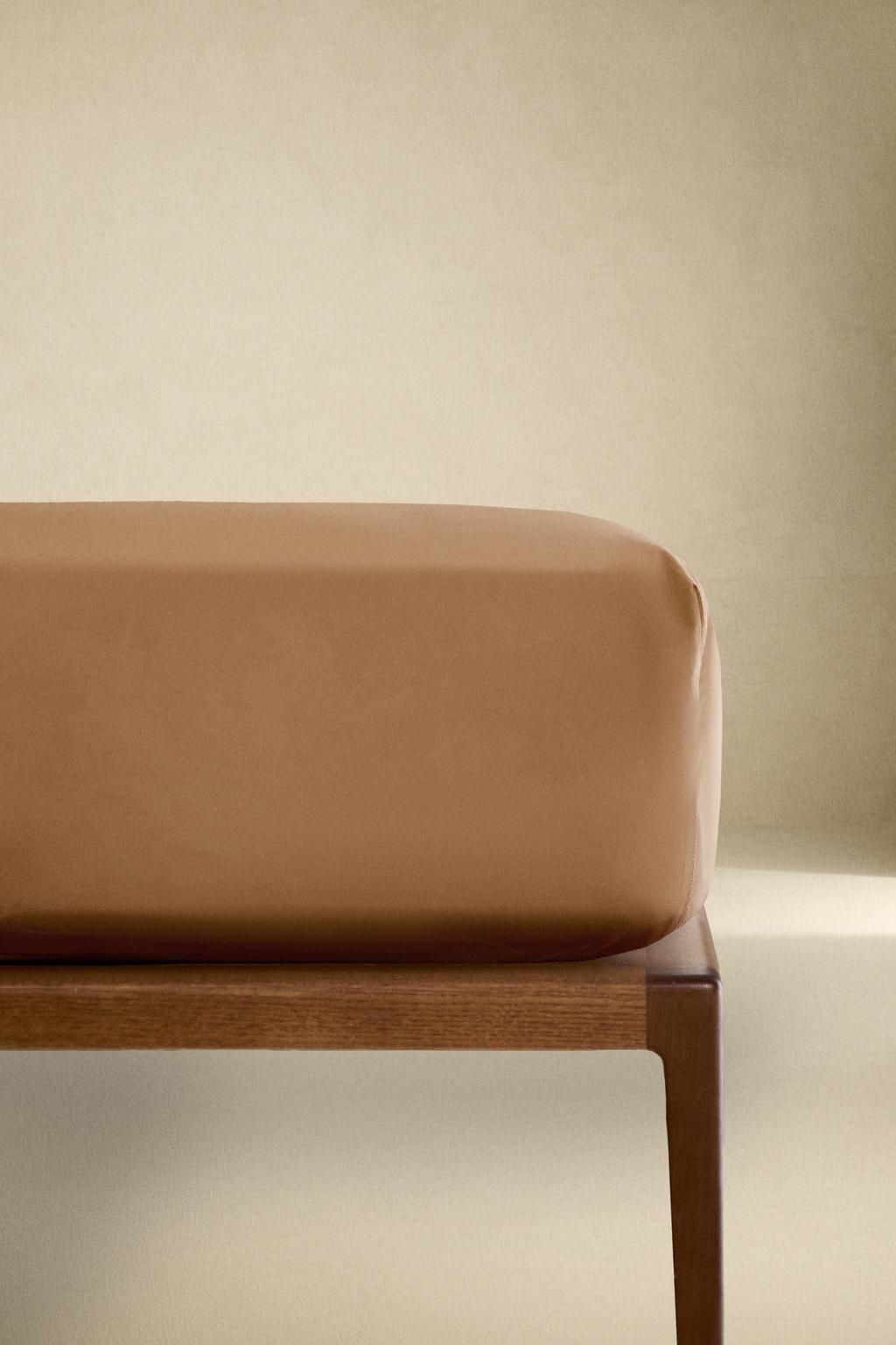 Простынь с резинкой percale | 30 см (300 нитей)