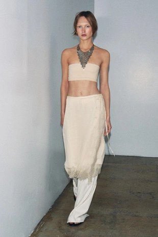 Юбка-парео с кружевом — Zw Collection- Заказать в России