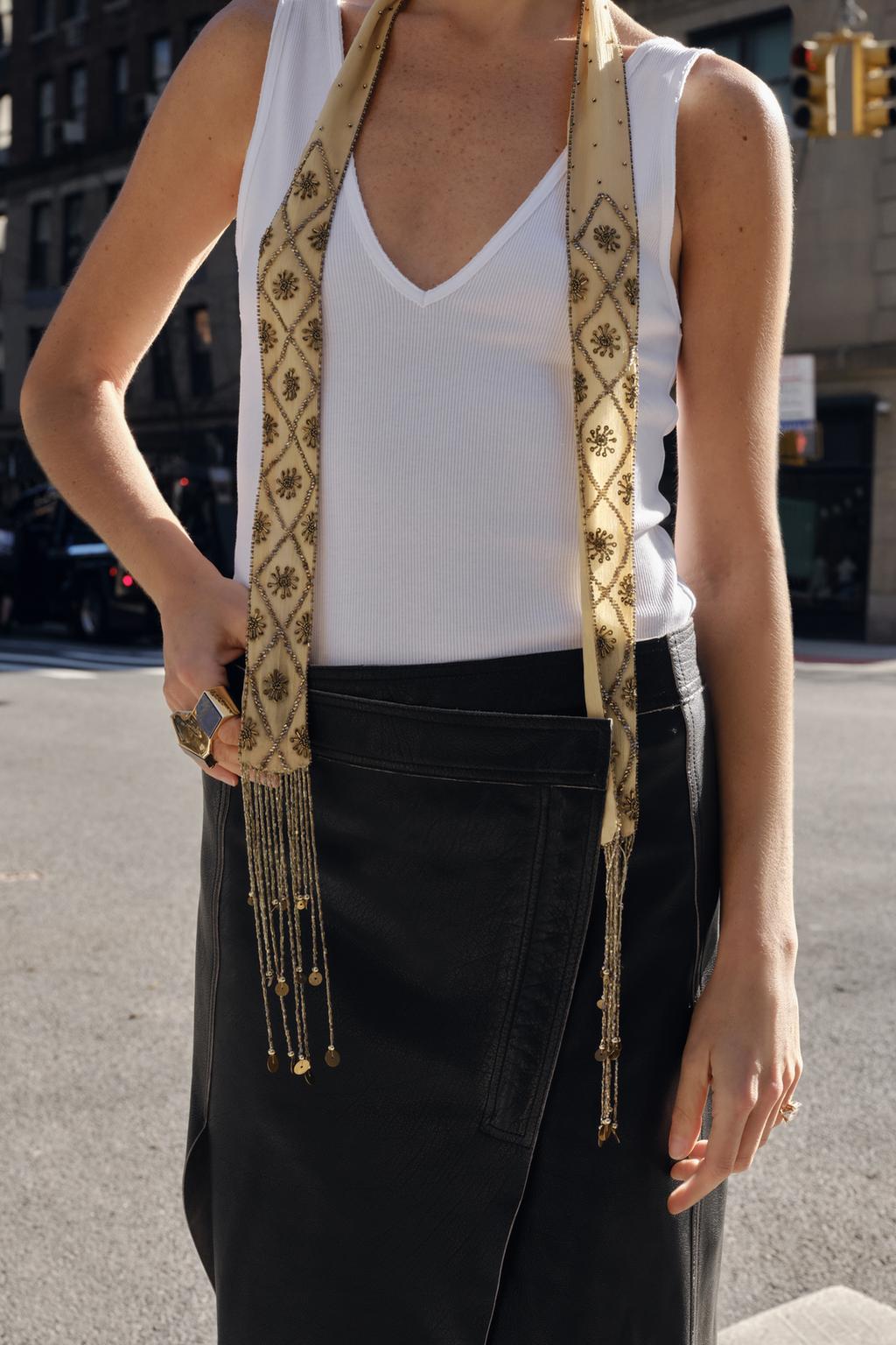 ЮБКА-ПАРЕО ИЗ КОЖИ ZW LIMITED EDITION