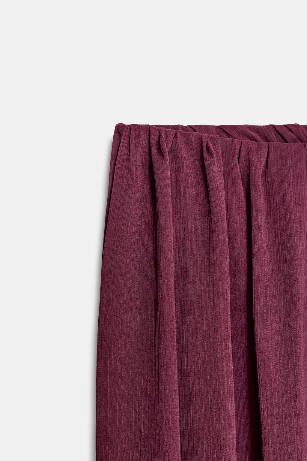 ЮБКА МИДИ С ОБЪЕМНЫМ ПОДОЛОМ