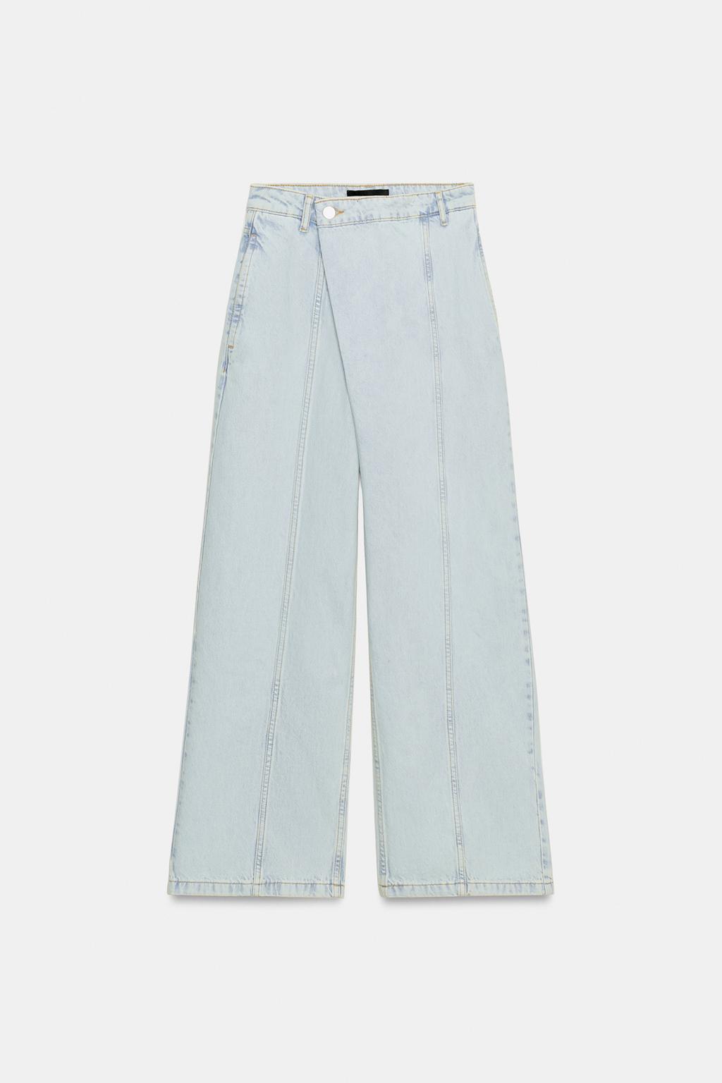 ДЖИНСЫ Z1975 С НИЗКОЙ ПОСАДКОЙ И ПЕРЕКРЕСТНЫМ ПОЯСОМ