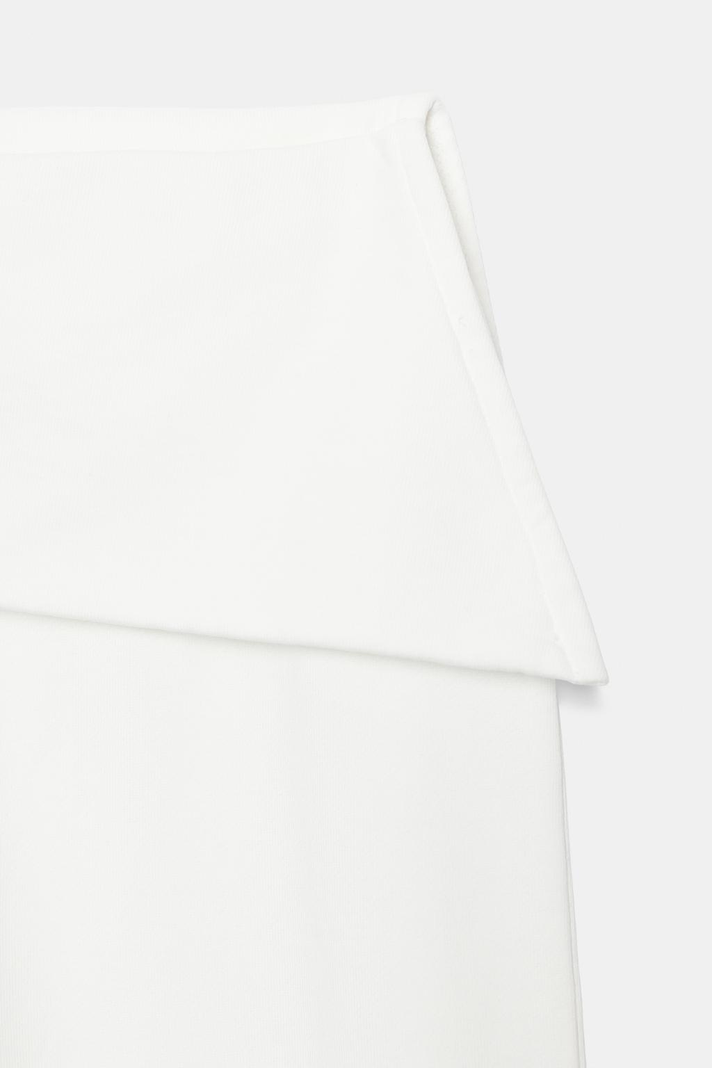 БРЮКИ С АСИММЕТРИЧНЫМ ПОЯСОМ