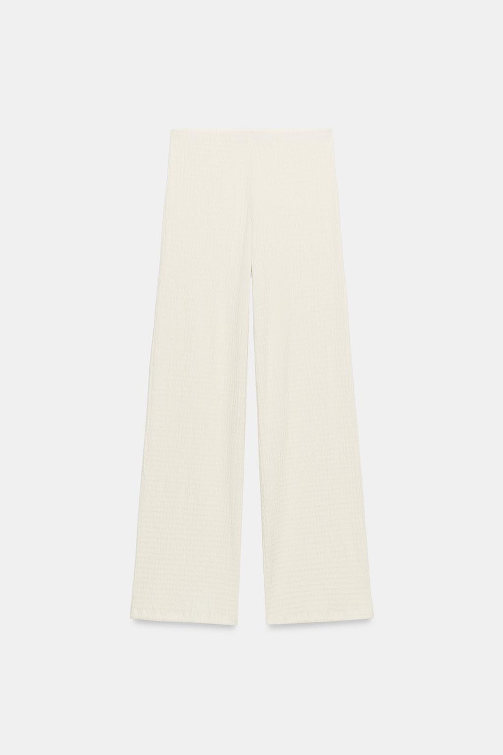 БРЮКИ ПРЯМОГО КРОЯ ФАКТУРНЫЕ