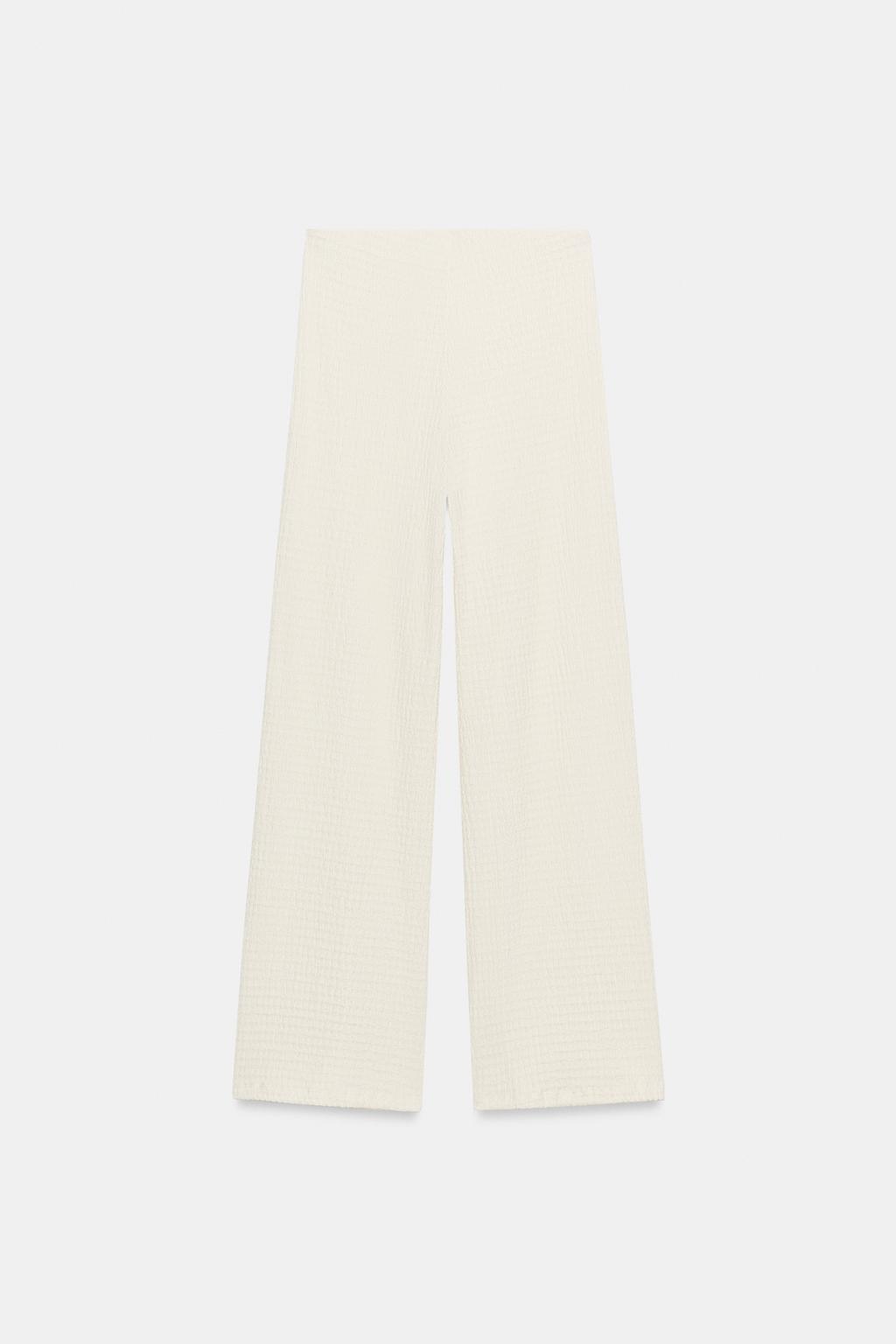 БРЮКИ ПРЯМОГО КРОЯ ФАКТУРНЫЕ