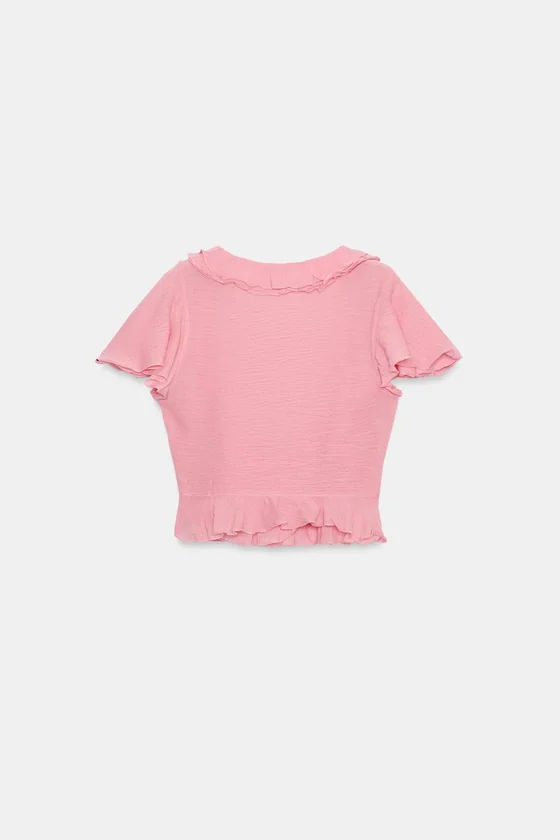 ТОП НА ЗАПÁХЕ С ВОЛАНАМИ