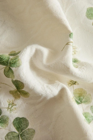 Набор салфеток из жаккарда с рисунком клевера (набор из 2)- Заказать в России