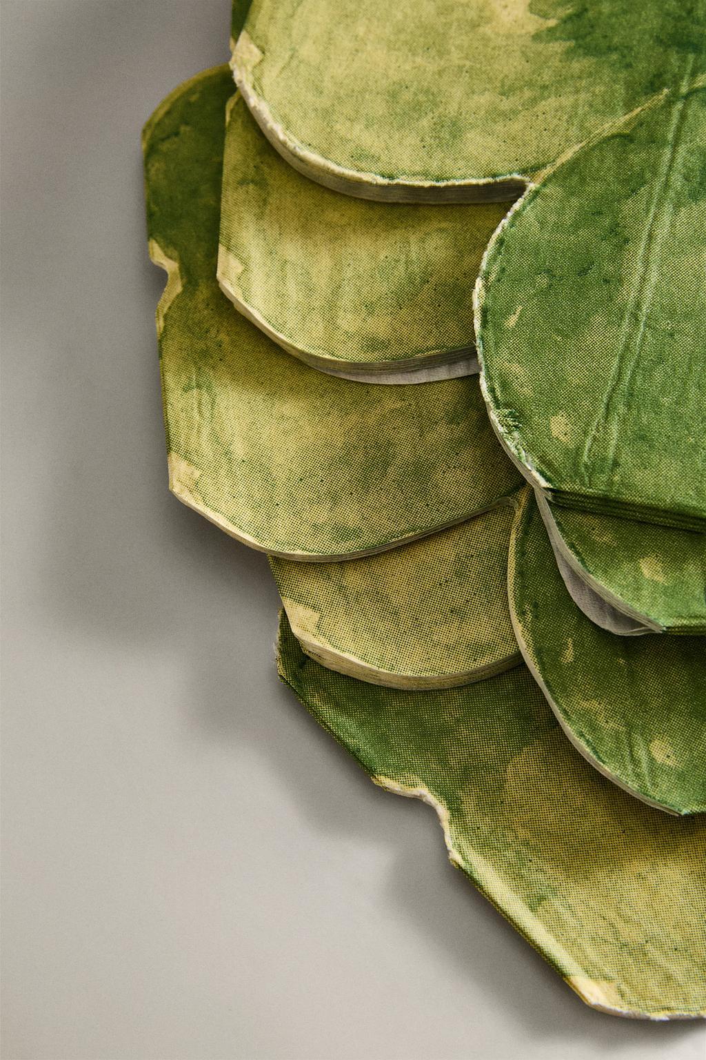 Набор бумажных салфеток с изображением клевера (набор из 20 штук)