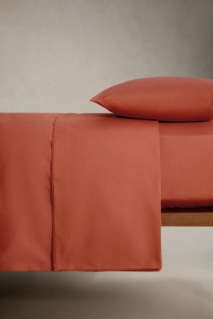 Простынь из перкаля (500 нитей) из хлопка- Заказать в России