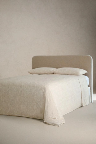 Простынь из сатина с пейсли- Заказать в России