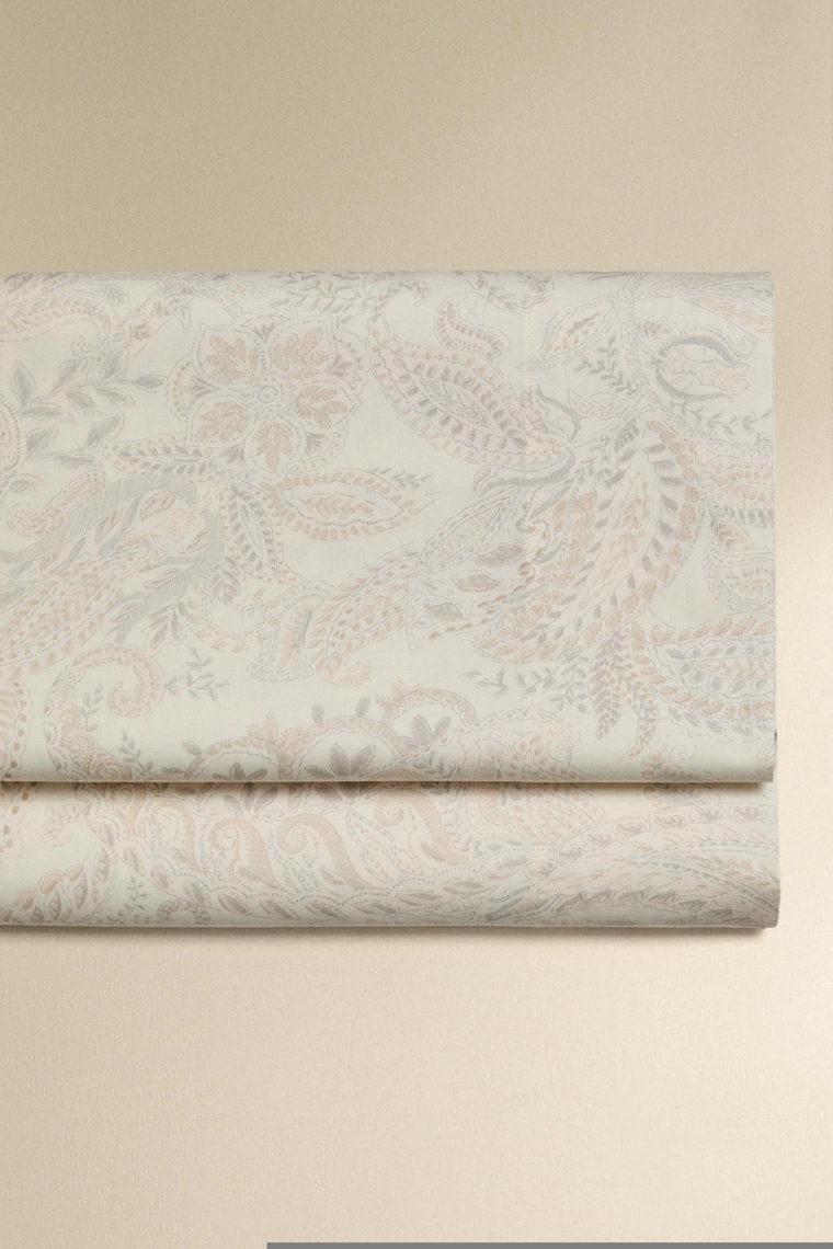 Простынь из сатина с пейсли