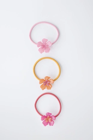 Набор из 3 резинок для волос «цветок гибискуса»- Заказать в России