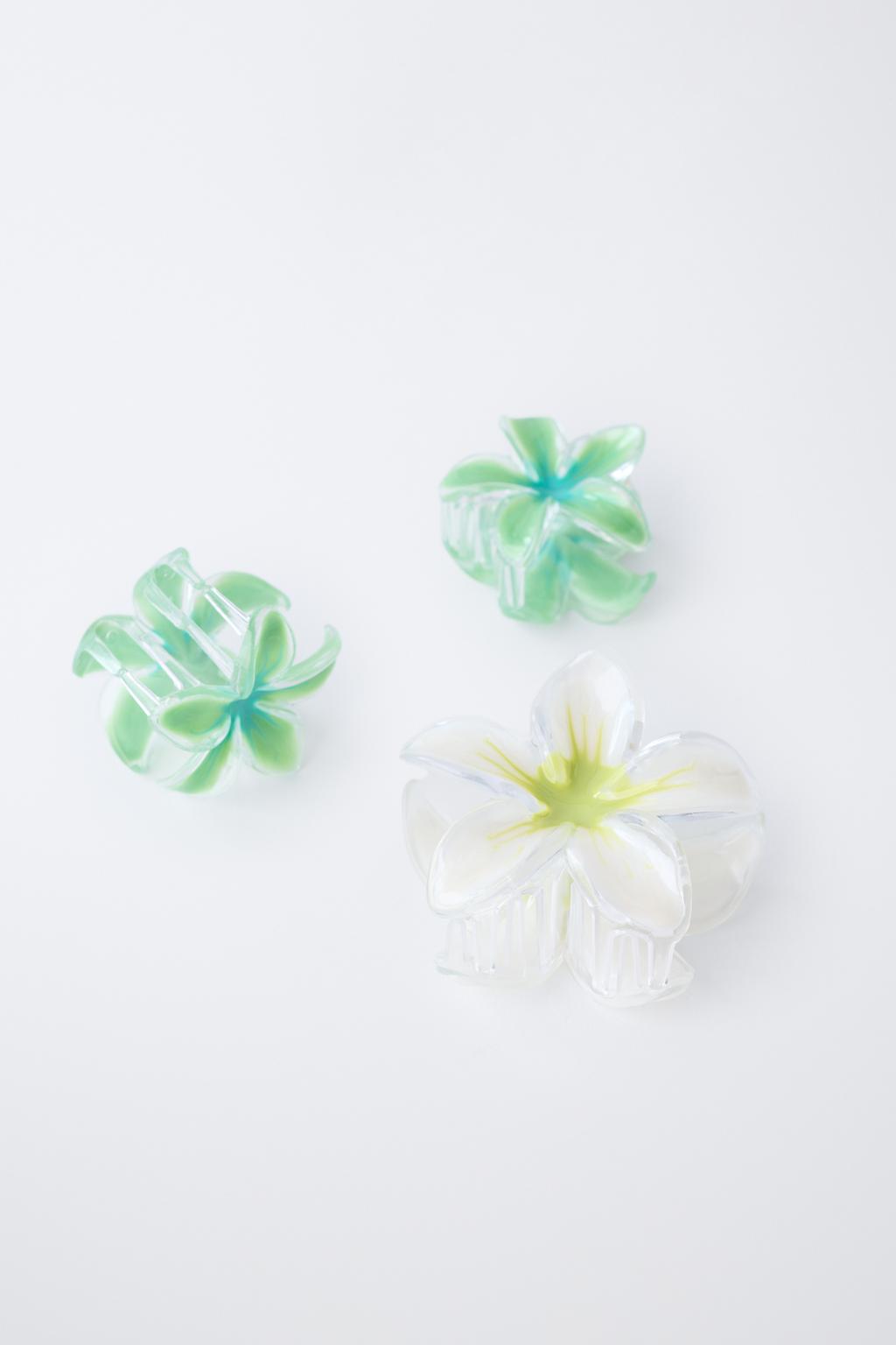 НАБОР ИЗ ТРЕХ ЗАКОЛОК «ГИБИСКУС»