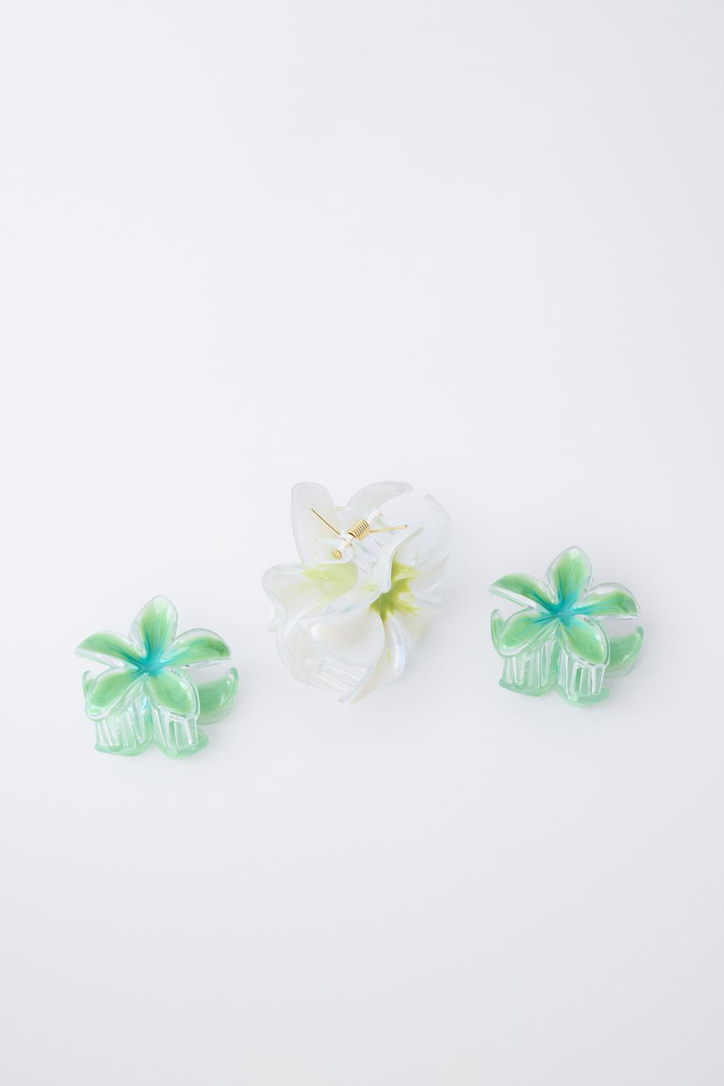 НАБОР ИЗ ТРЕХ ЗАКОЛОК «ГИБИСКУС»