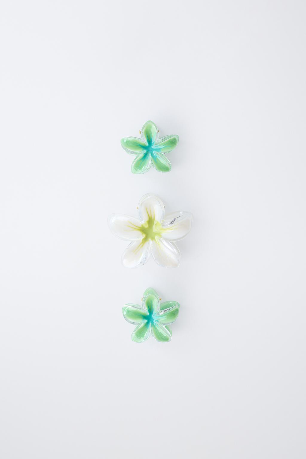 НАБОР ИЗ ТРЕХ ЗАКОЛОК «ГИБИСКУС»