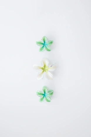 Набор из трех заколок «гибискус»- Заказать в России