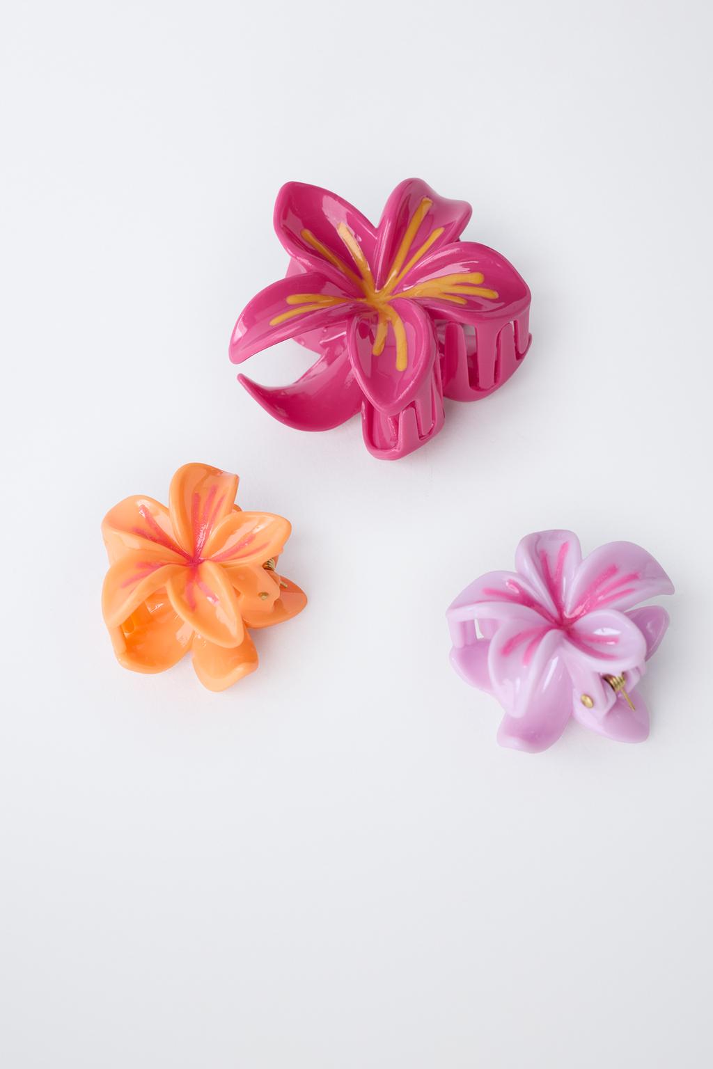 НАБОР ИЗ ТРЕХ ЗАКОЛОК «ГИБИСКУС»