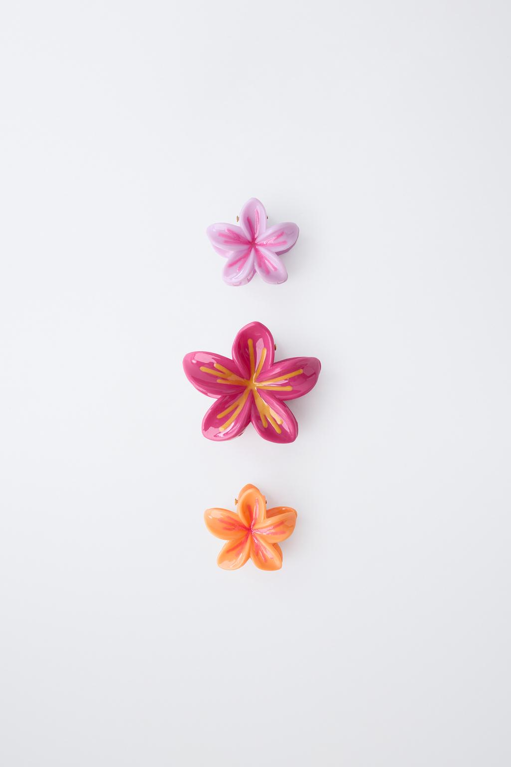 НАБОР ИЗ ТРЕХ ЗАКОЛОК «ГИБИСКУС»