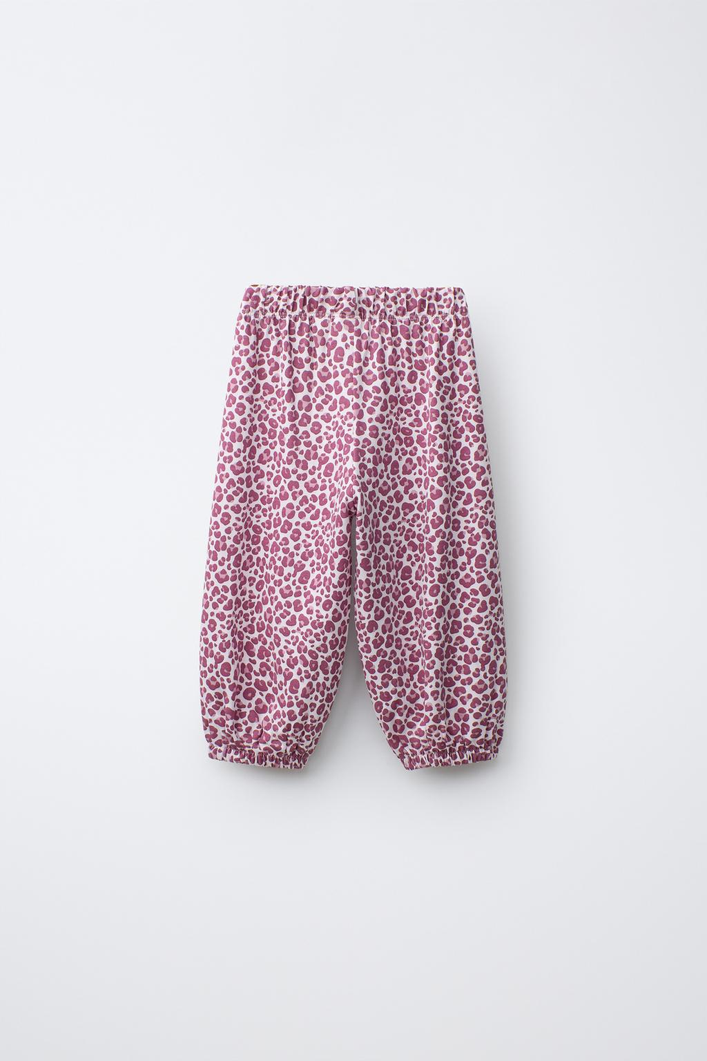 БРЮКИ-БАГГИ С АНИМАЛИСТИЧЕСКИМ ПРИНТОМ