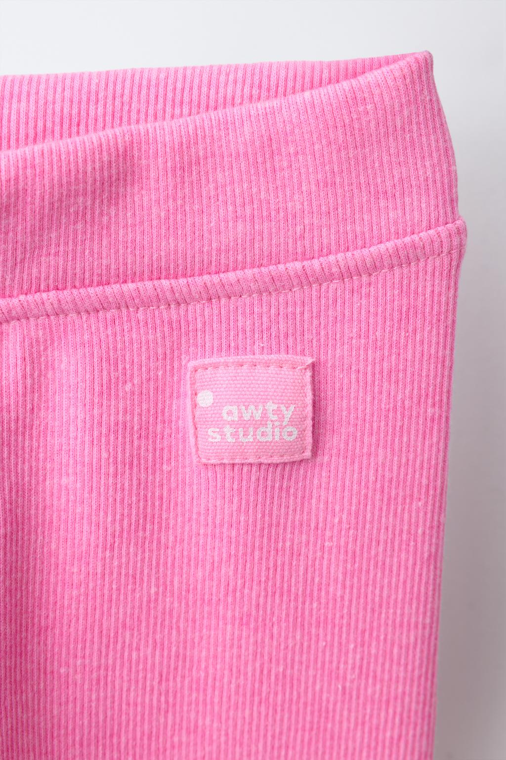 ЛЕГГИНСЫ В РУБЧИК С ЭТИКЕТКОЙ