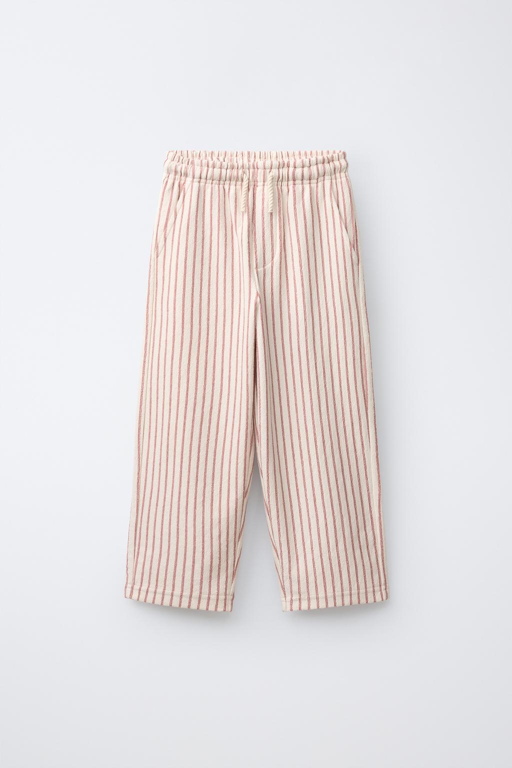 БРЮКИ RELAXED FIT В ПОЛОСКУ