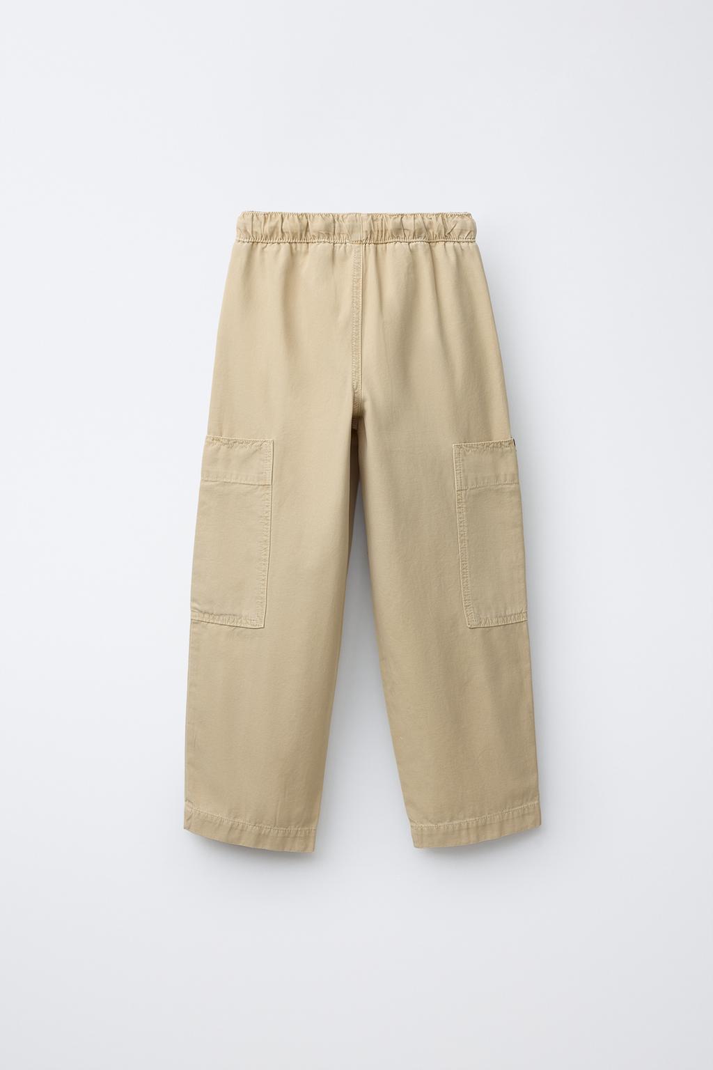 ХОЛЩОВЫЕ БРЮКИ С КАРМАНАМИ