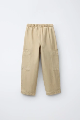 Холщовые брюки с карманами- Заказать в России