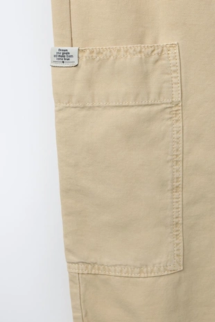 Холщовые брюки с карманами- Заказать в России