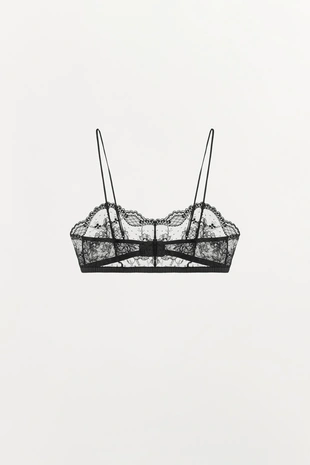 Кружевной бюстгальтер бандо- Заказать в России