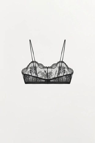 Кружевной бюстгальтер бандо- Заказать в России