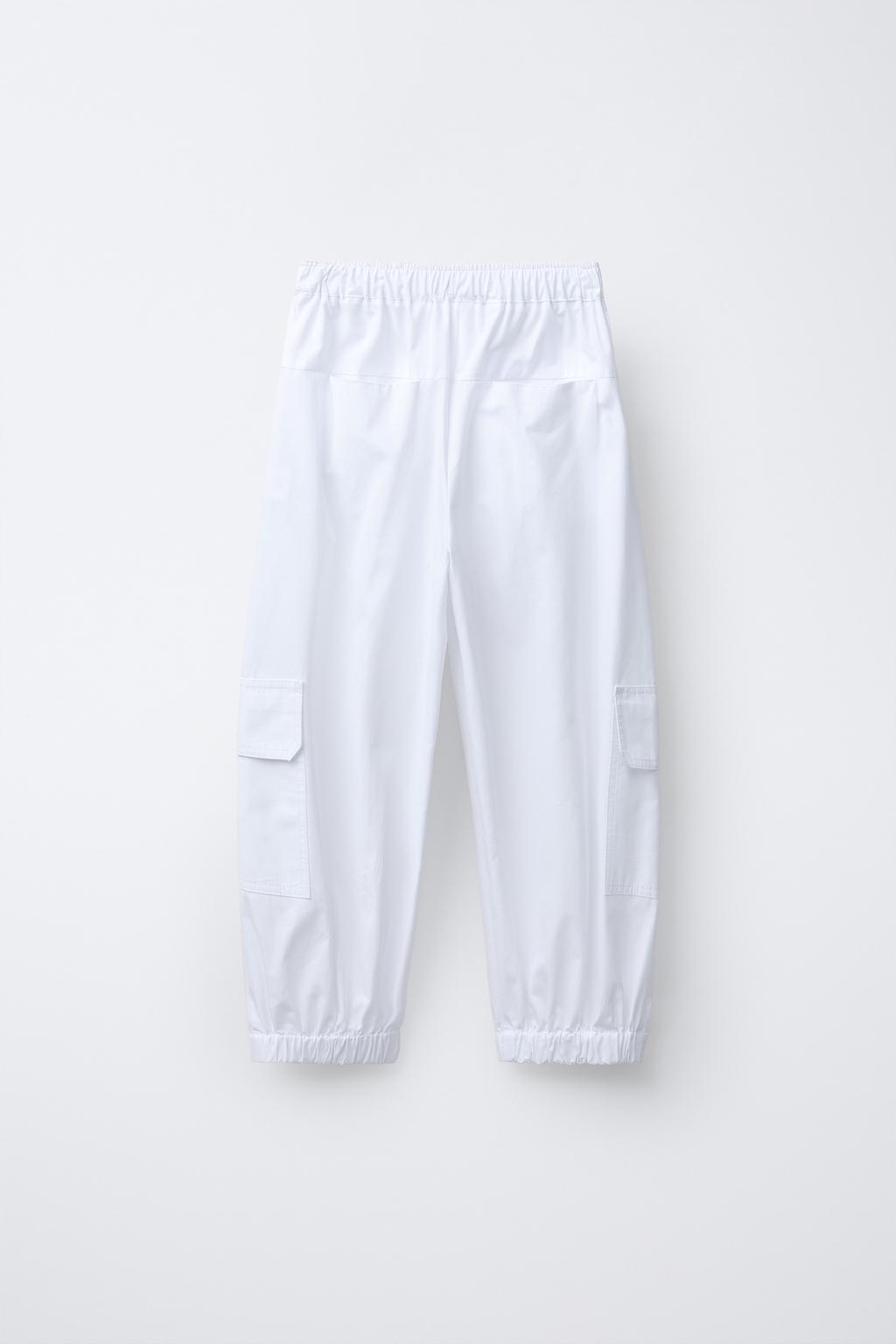 БРЮКИ КАРГО ИЗ ПОПЛИНА