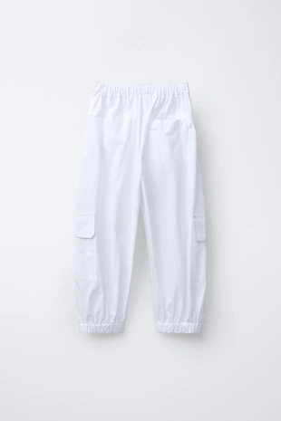 Брюки карго из поплина- Заказать в России