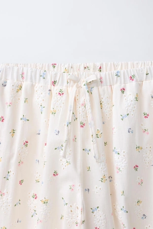 Брюки-аладдины Schiffly с кружевом- Заказать в России