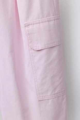 Брюки карго из поплина- Заказать в России