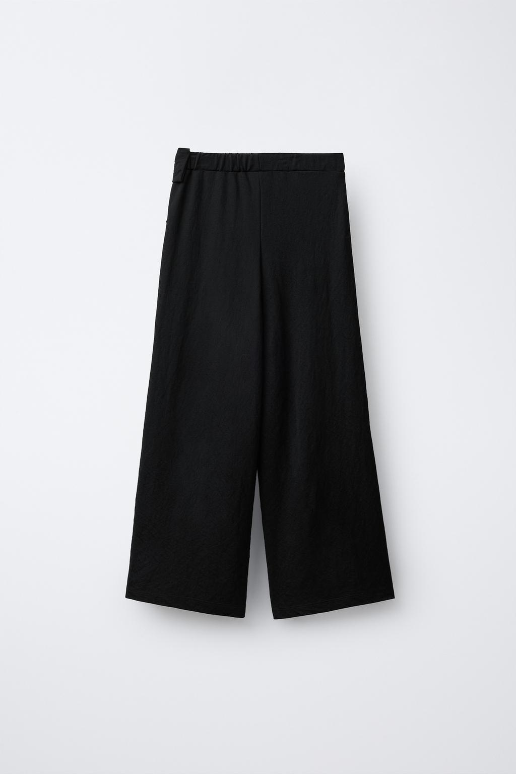 БРЮКИ WIDE LEG С БАНТОМ