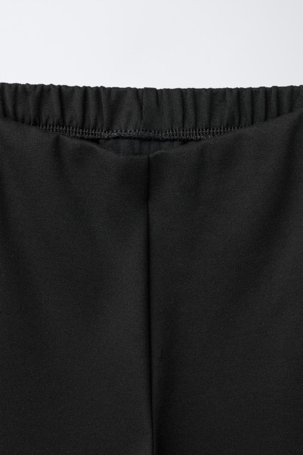 Широкие брюки из понта ди рома с цветком