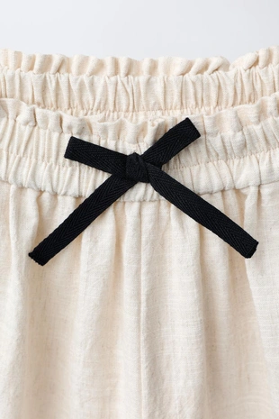 Брюки-кюлоты с вышивкой- Заказать в России