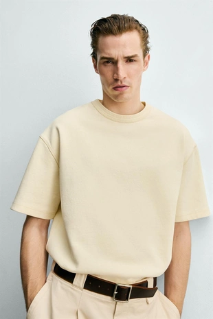 Толстовка свободного кроя с короткими рукавами- Заказать в России