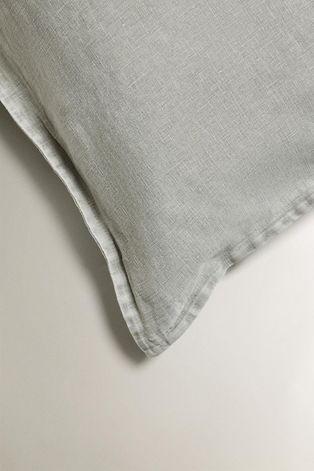 Чехол для подушки из выстиранного льна