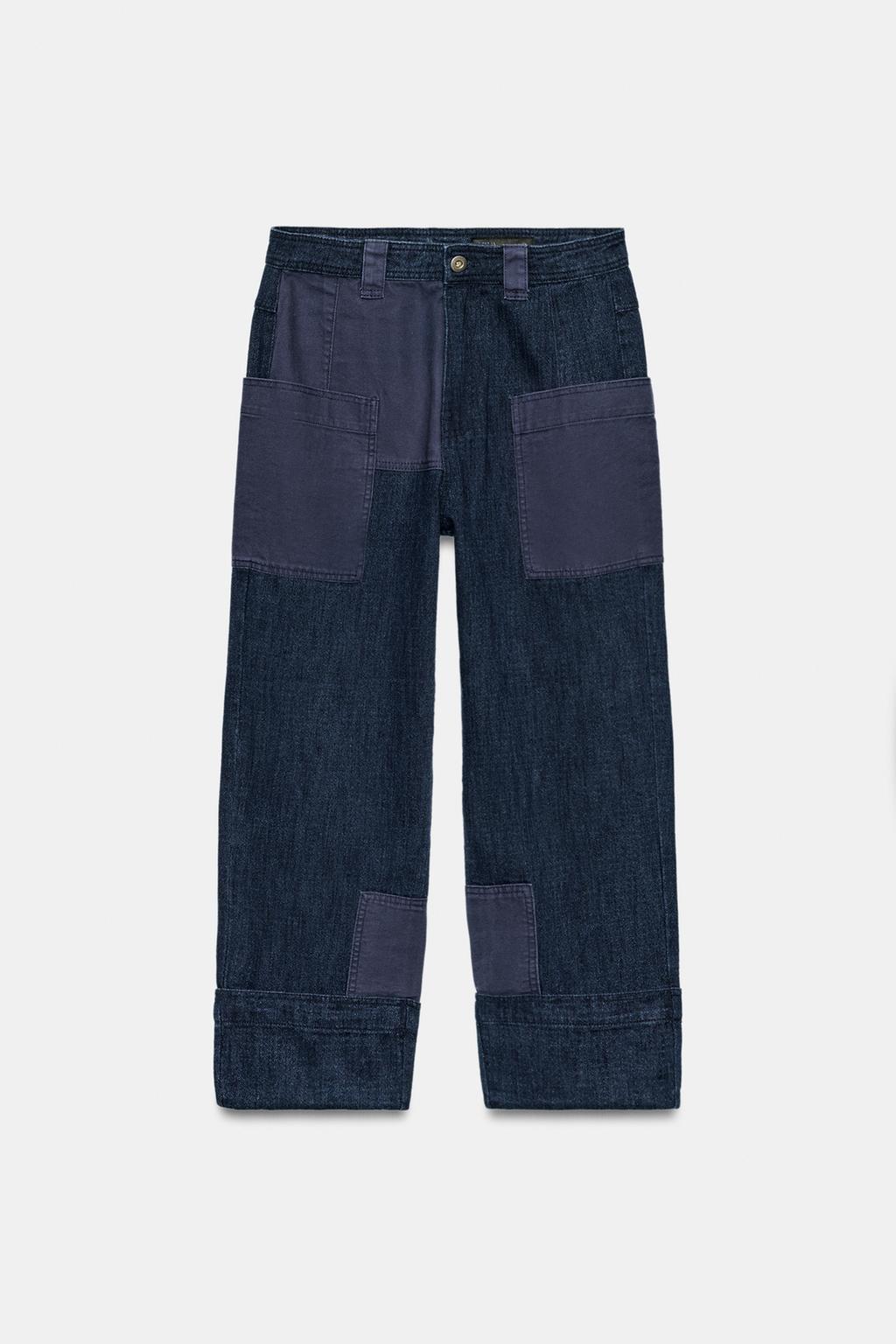 БРЮКИ С КОМБИНИРОВАННЫМИ КАРМАНАМИ — ZW COLLECTION