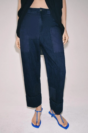 Брюки с комбинированными карманами — Zw Collection- Заказать в России