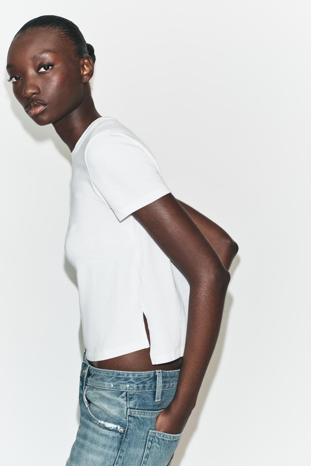 ФУТБОЛКА В СТИЛЕ РУСТИК С КОРОТКИМИ РУКАВАМИ