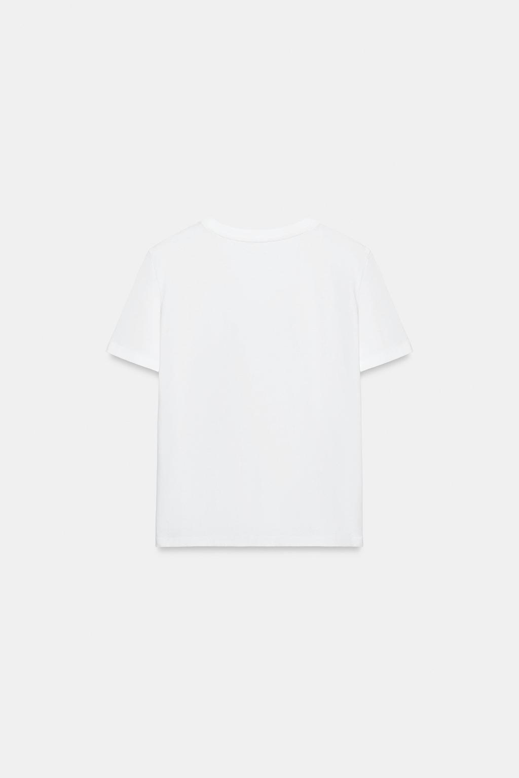 ФУТБОЛКА В СТИЛЕ РУСТИК С КОРОТКИМИ РУКАВАМИ