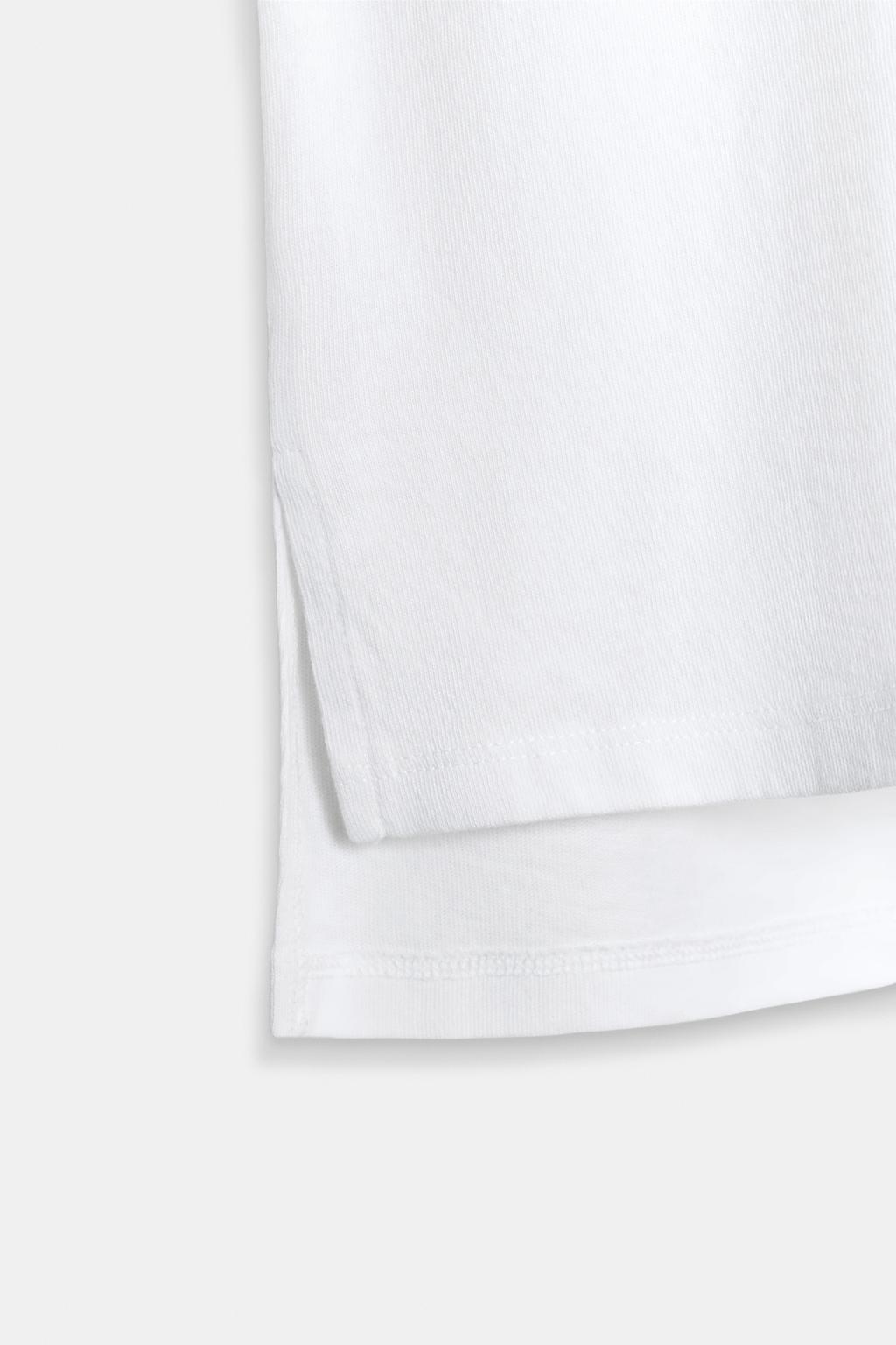 ФУТБОЛКА В СТИЛЕ РУСТИК С КОРОТКИМИ РУКАВАМИ