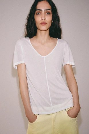 Свободная футболка с короткими рукавами- Заказать в России