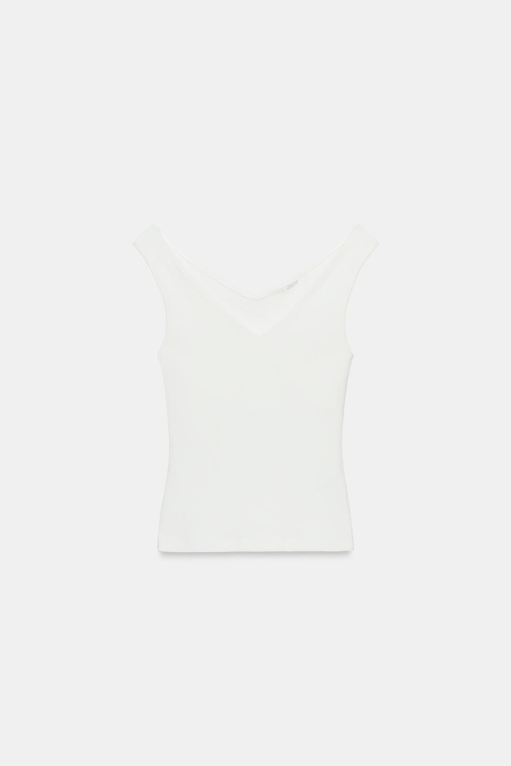 ФУТБОЛКА С ОТКРЫТЫМИ ПЛЕЧАМИ