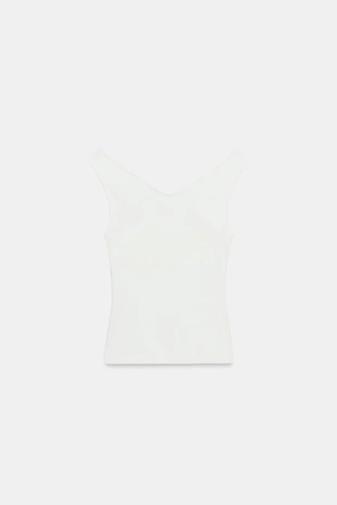 Футболка с открытыми плечами- Заказать в России