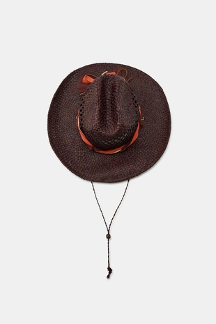 Шляпа из 100% рафии с бантом- Заказать в России