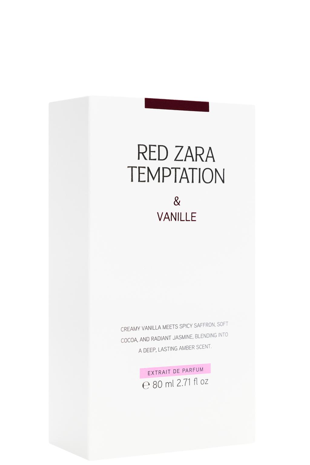 RED ZARA TEMPTATION & ВАНИЛЬ, 80 МЛ (2,71 FL. OZ).