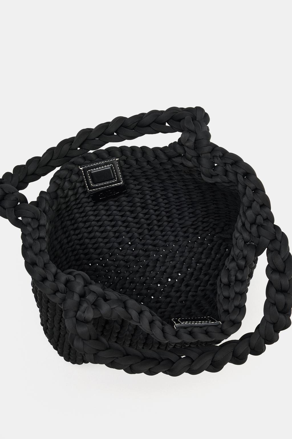 ПЛЕТЕНАЯ СУМКА-ШОПЕР